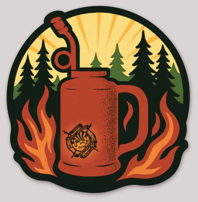 Drip torch Sticker
