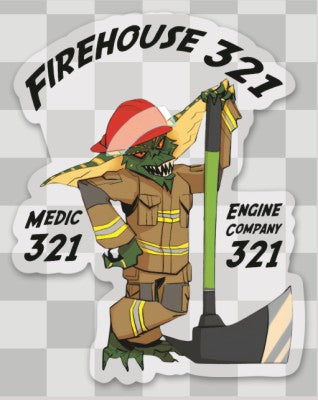 AFMA Fire Station 321 Sticker