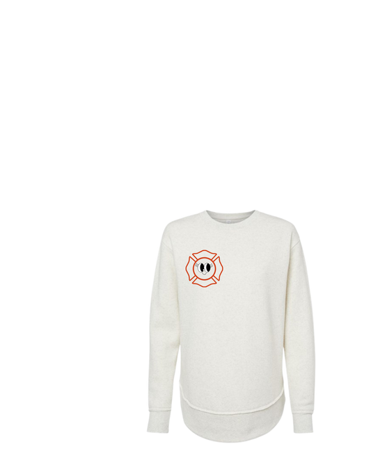 Women's Fire/Water Cartoon Sweatshirt